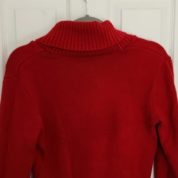 Chaps Red Knit Sweater - Picture 10 of 12